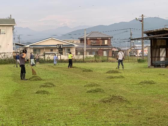 中椎木農村公園清掃活動