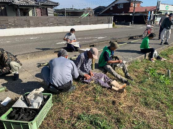 岩渕コスモススケッチ大会