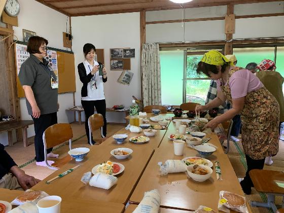 白木八重炊きだし訓練