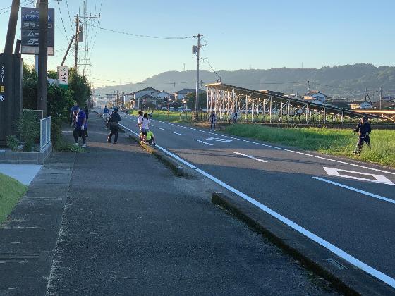 出店地区清掃活動