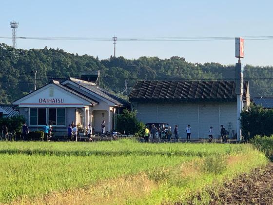 出店地区清掃