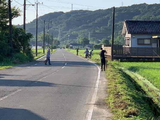 地区の清掃