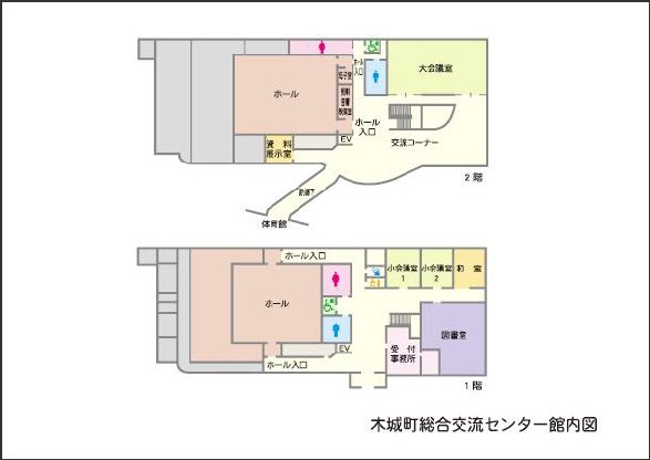 木城町総合交流センター 館内図