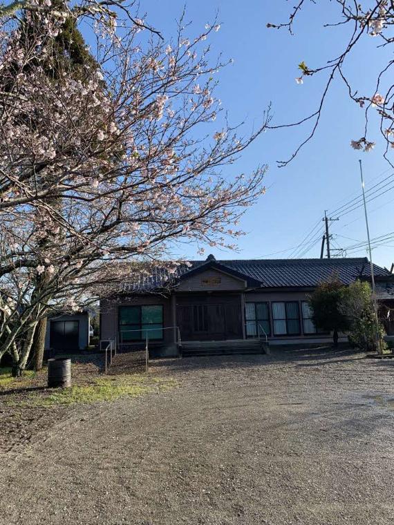中椎木公民館の桜