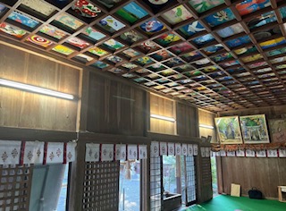 比木神社の天井画