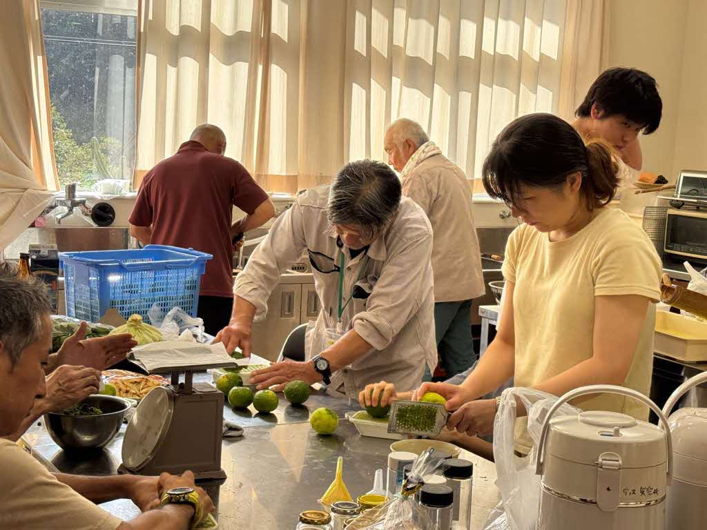 柚子胡椒づくり体験